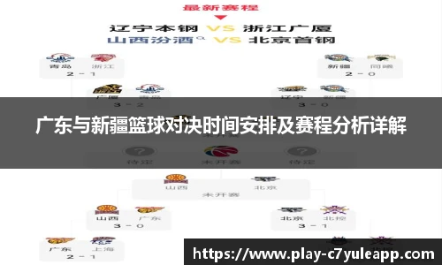 广东与新疆篮球对决时间安排及赛程分析详解